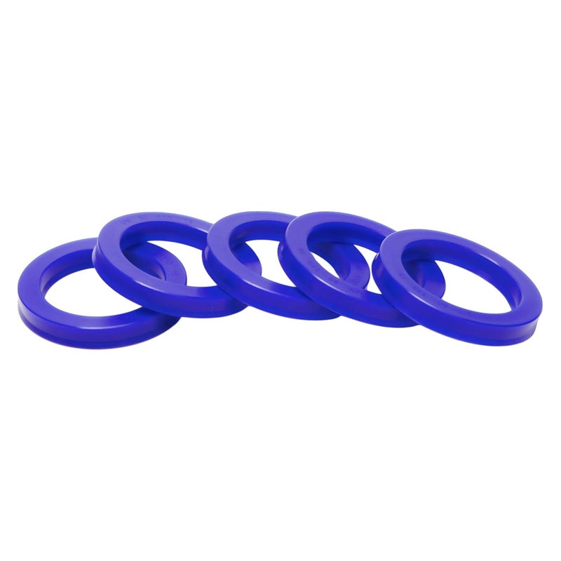 TUCKBOLD Universal Oil Seal UN Lip Seal Ring Rotary Shaft Seal 80x110x15mm High Pressure TPU Blue 5 Pcs - Image 1